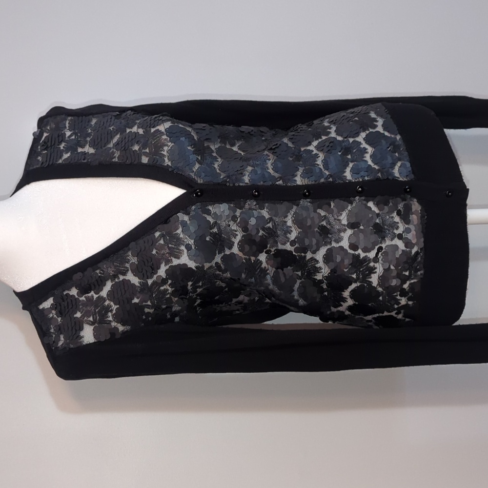 NWOT Sequin-Embellished Cardigan